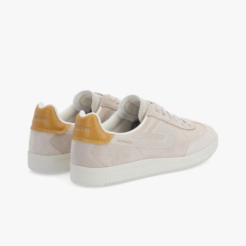 SHEFFIELD JOGGER M - SUEDE/NAPPA - IVOIRE/MARRON